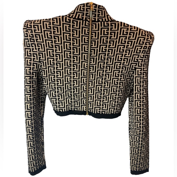 Balmain Monogram Crop Top - Picture 6 of 9